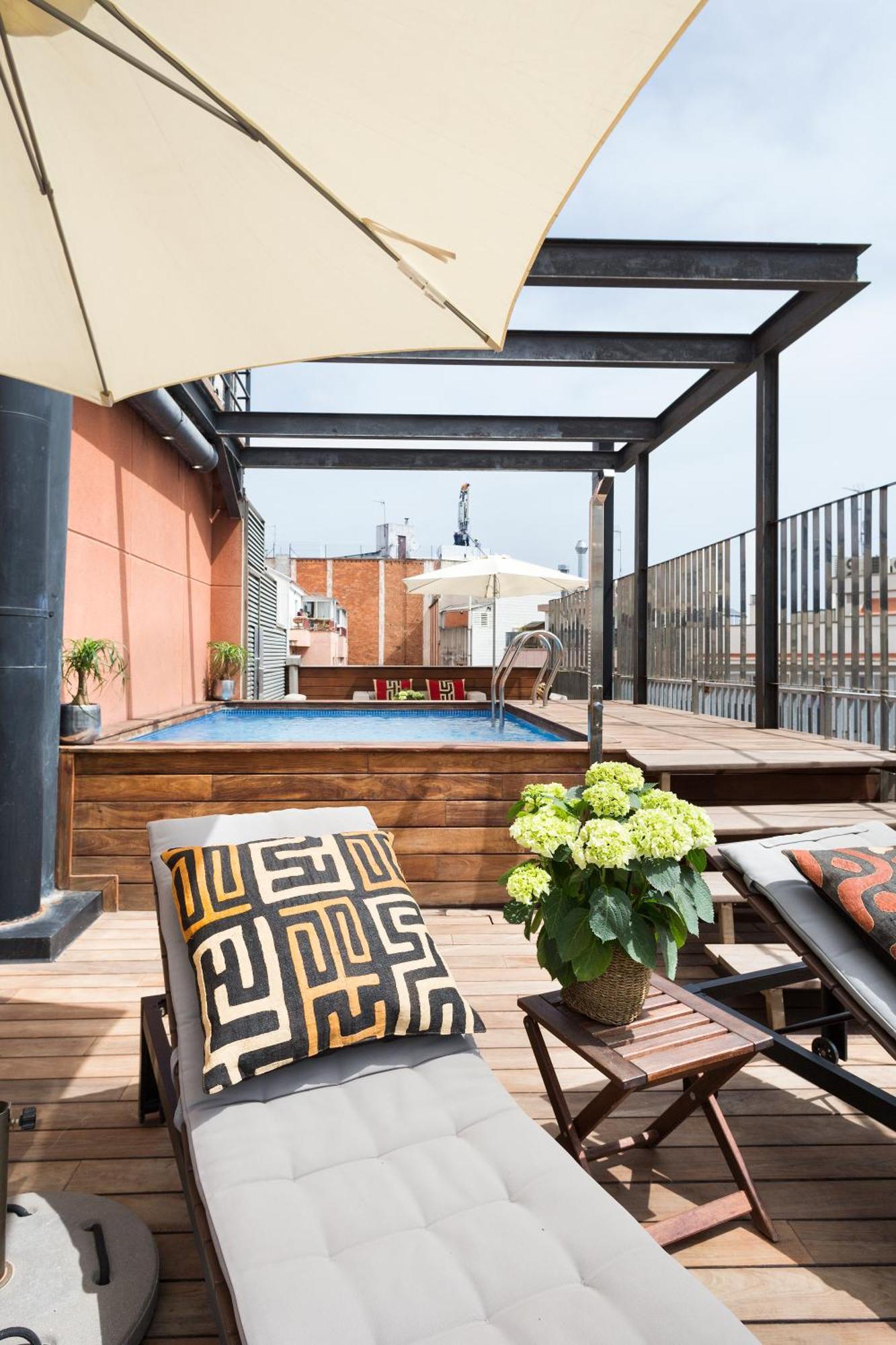 Apartment Barcelona Rentals - Pool Terrace In City Center Oda fotoğraf